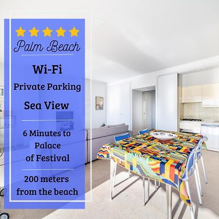 Apartament Palm Beach- Free Wifi- Parking- Sea View Cannes Zewnętrze zdjęcie