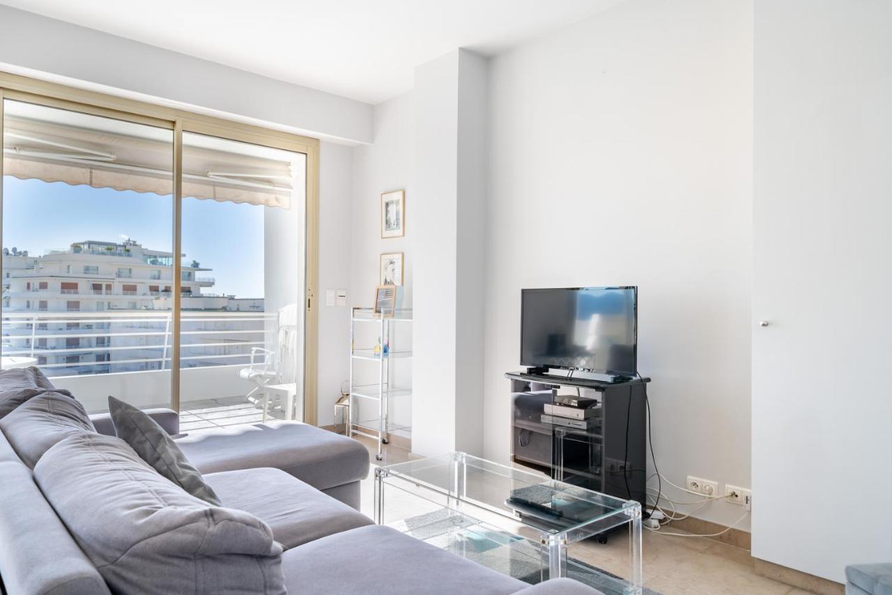 Apartament Palm Beach- Free Wifi- Parking- Sea View Cannes Zewnętrze zdjęcie