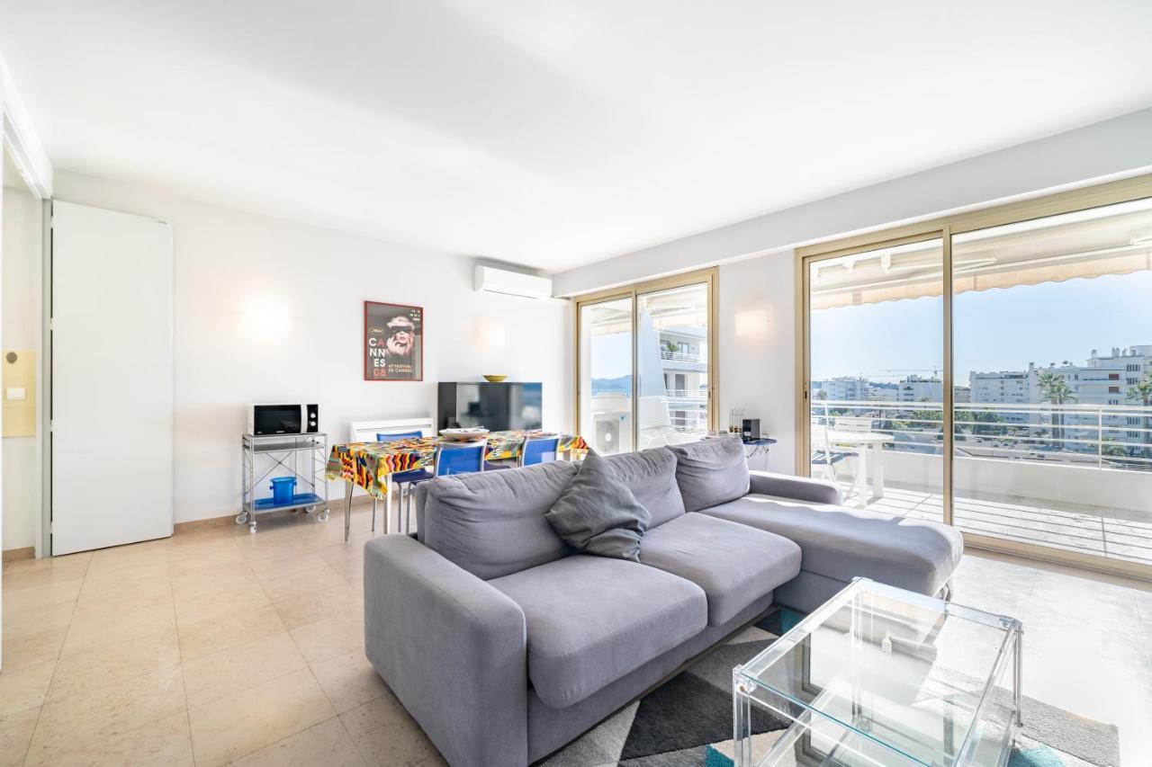 Apartament Palm Beach- Free Wifi- Parking- Sea View Cannes Zewnętrze zdjęcie